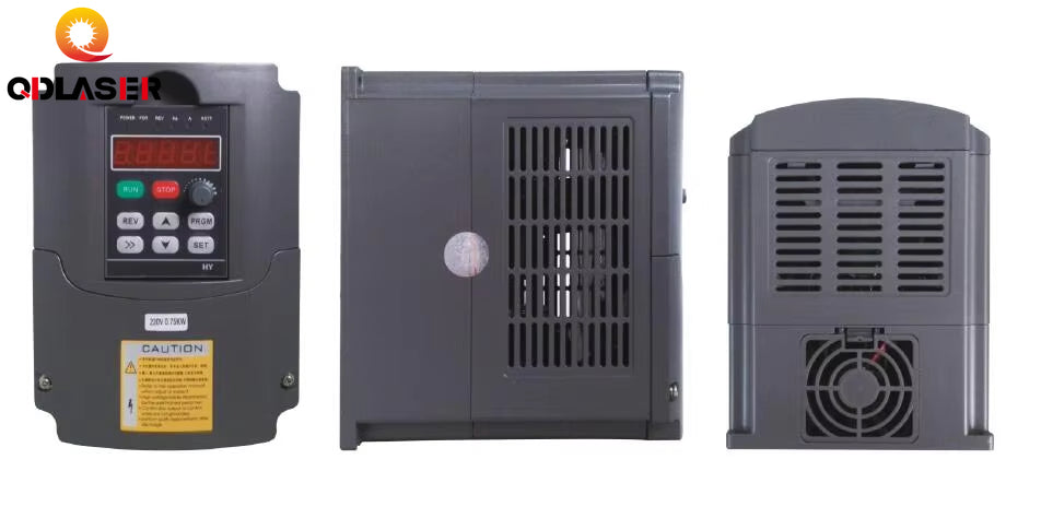 QDLASER 4kw VFD Variable Frequency Drive VFD Inverter 3HP 380v Frequency Inverter Spindle Motor Speed Control