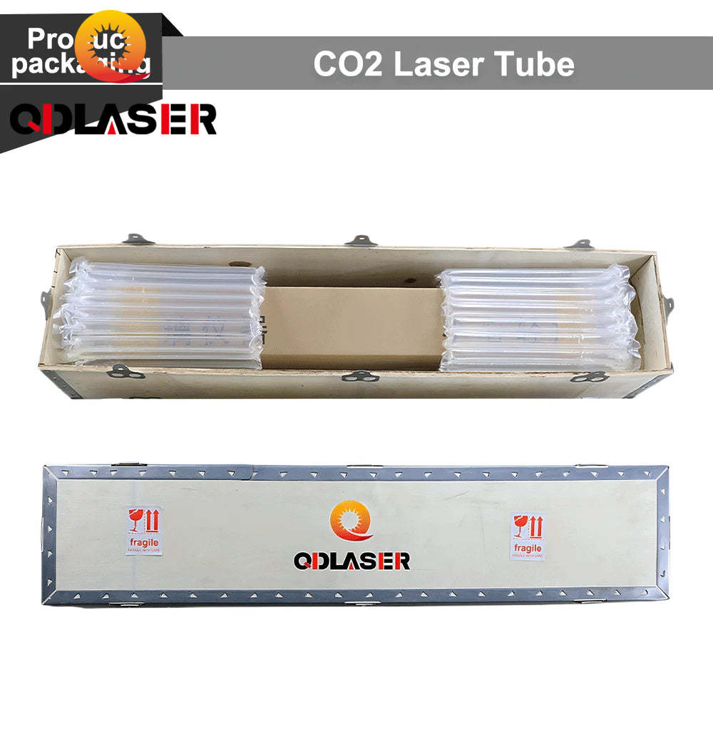 QDLASER SPT T40 40-50W Co2 Laser Tube Length 800mm Dia 80mm for CO2 Laser Engraving And Cutting Machine