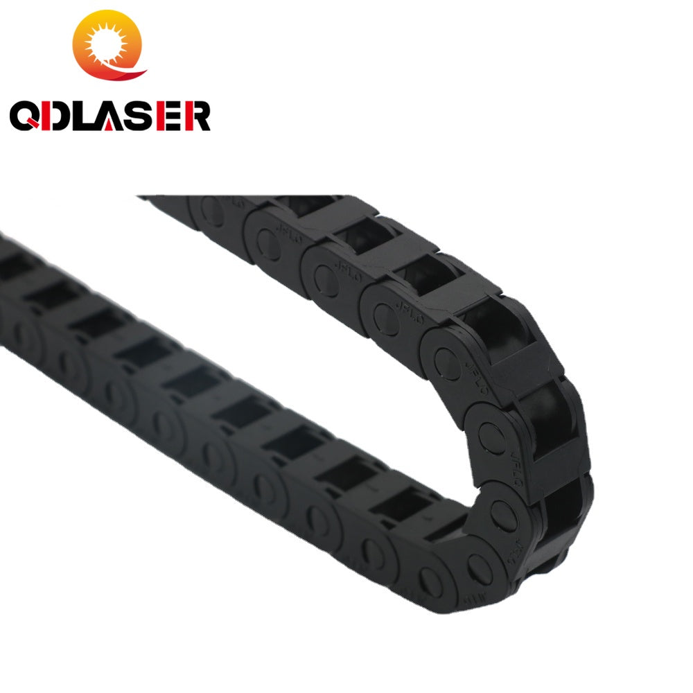 QDLASER Transmission Cable Chain Semi-Enclosed Interior Opening 15x15 15x20 15x30 Drag Plastic Towline Transmission Machine