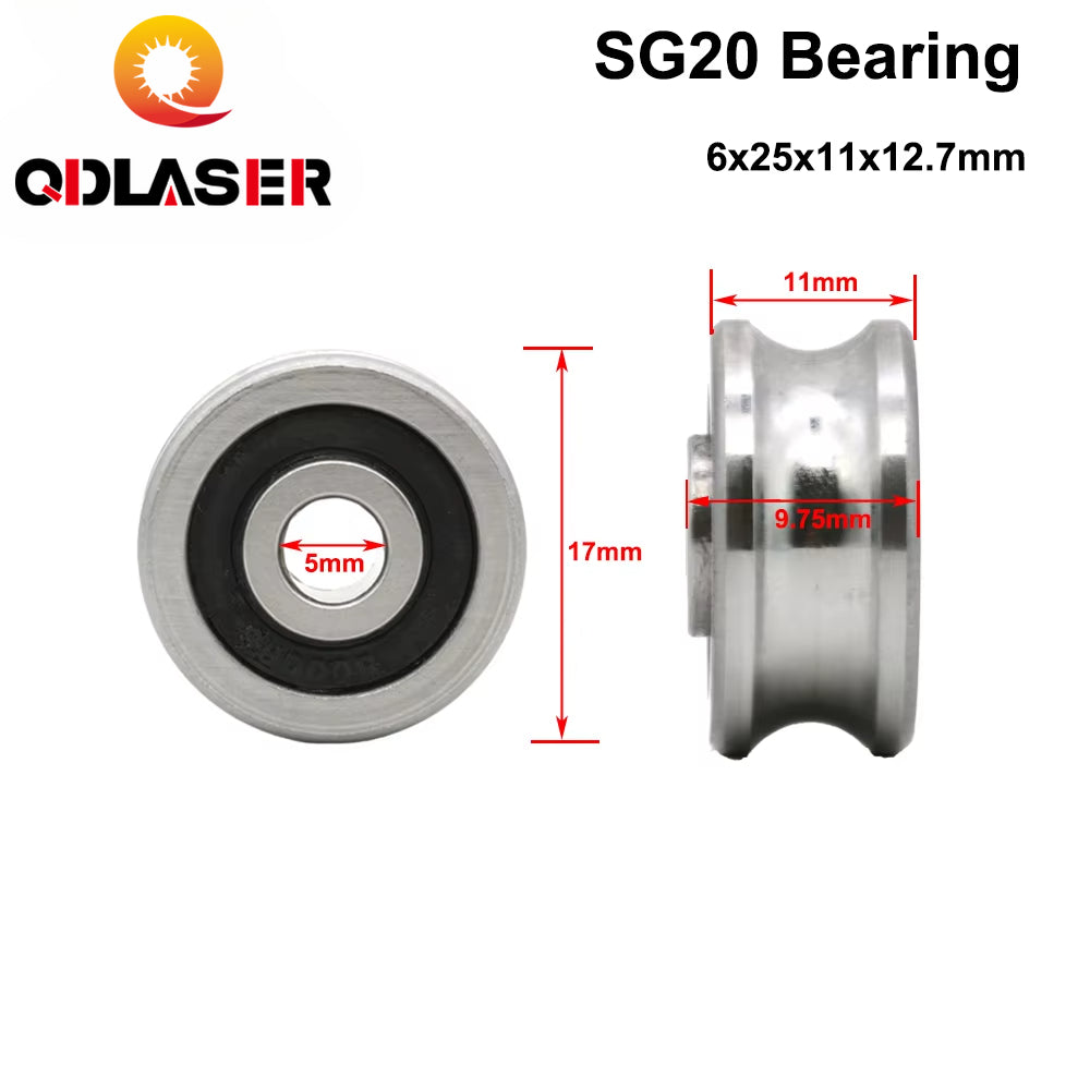 QDLASER CO2 Laser Machine Gennral Parts SG U Bearing 10 /15 /20 /25