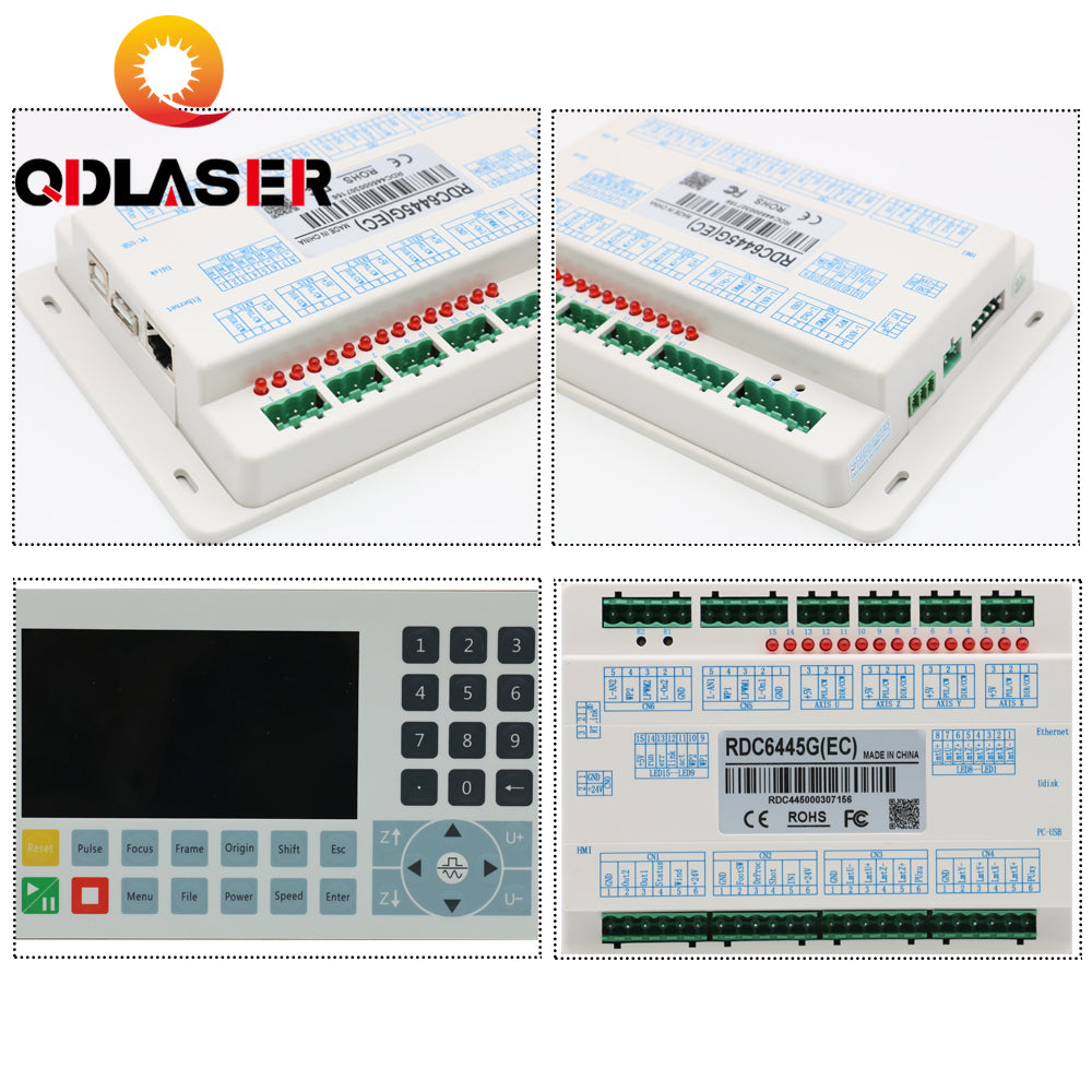 Ruida RD6445G Co2 Laser Controller LRS Power Supply RD WIFI Handle for Co2 Laser Engraving and Cutting Machine
