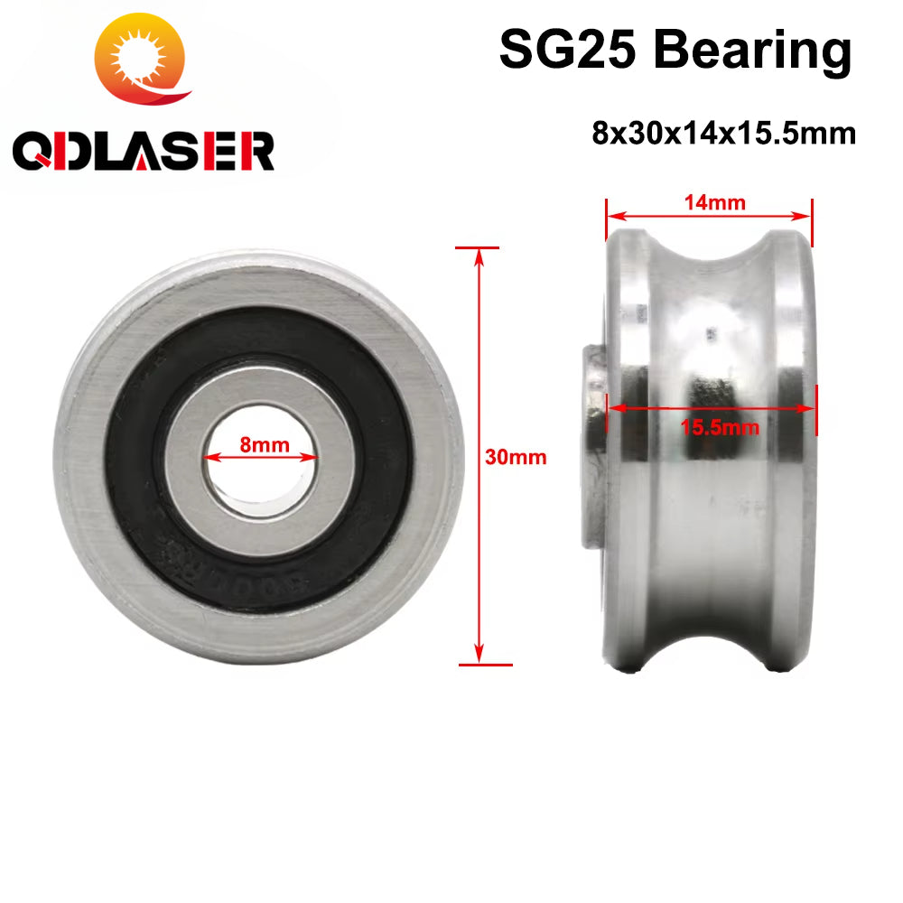 QDLASER CO2 Laser Machine Gennral Parts SG U Bearing 10 /15 /20 /25