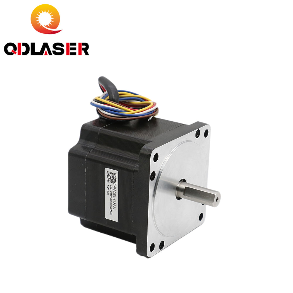 QDLASER Leadshine 3 Phase Stepper Motor 863S22 for NEMA34 5A Length 71mm Shaft 12mm