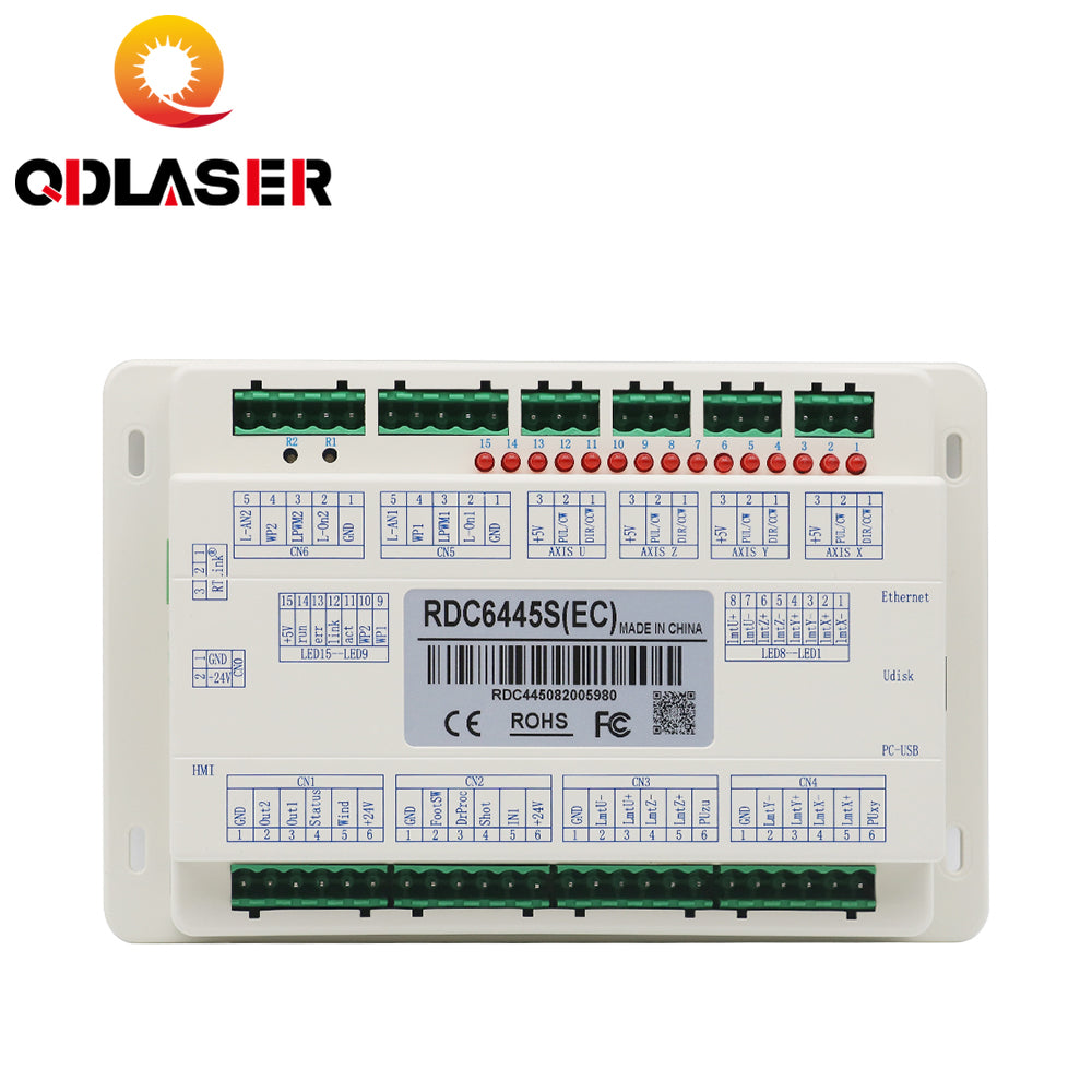 QDLASER Ruida RDC6445 RDC6445S Laser Controller Motherboard for Co2 Laser Engraving Cutting Machine Upgrade RDC6442 RDC6442G