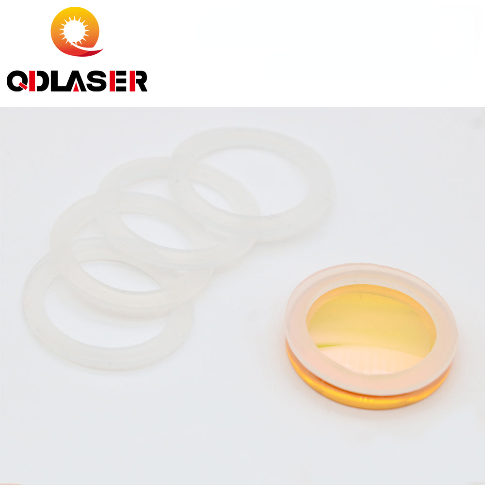 QDLASER Silicone Washer Dia.18/19.05/20/25mm for CO2 Laser Focusing Lens Mirrors the Silicone Ring 5 Pcs