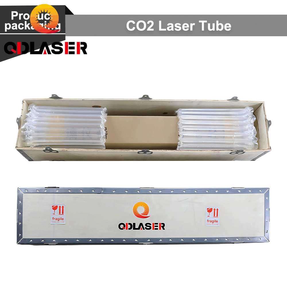 QDLASER SPT T40 40-50W Co2 Laser Tube Length 800mm Dia 80mm for CO2 Laser Engraving And Cutting Machine