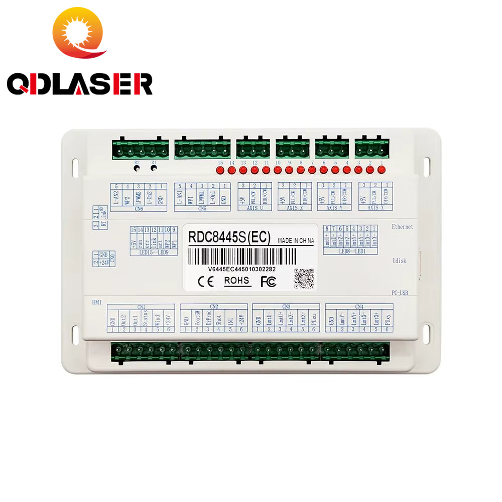 QDLASER RDC8445S Ruida Laser Controller - Upgrade for CO2 Laser Engraving & Cutting Machines