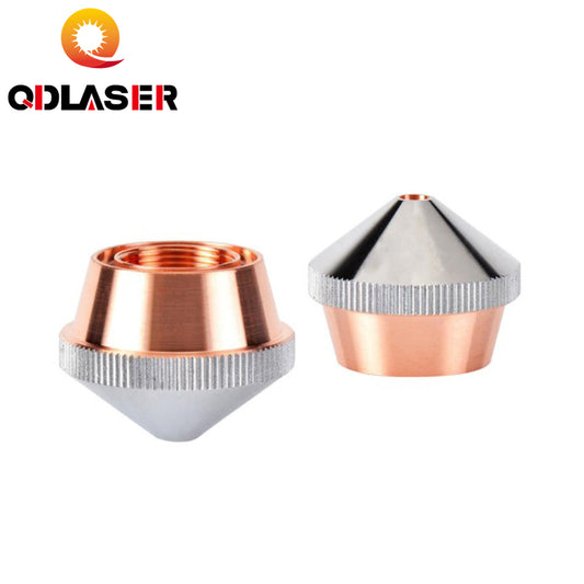 QDLASER Original DNE Laser Nozzle Single/Double Layer Nozzle D28 H22 M14 Fiber Laser cutting Machines Nozzle