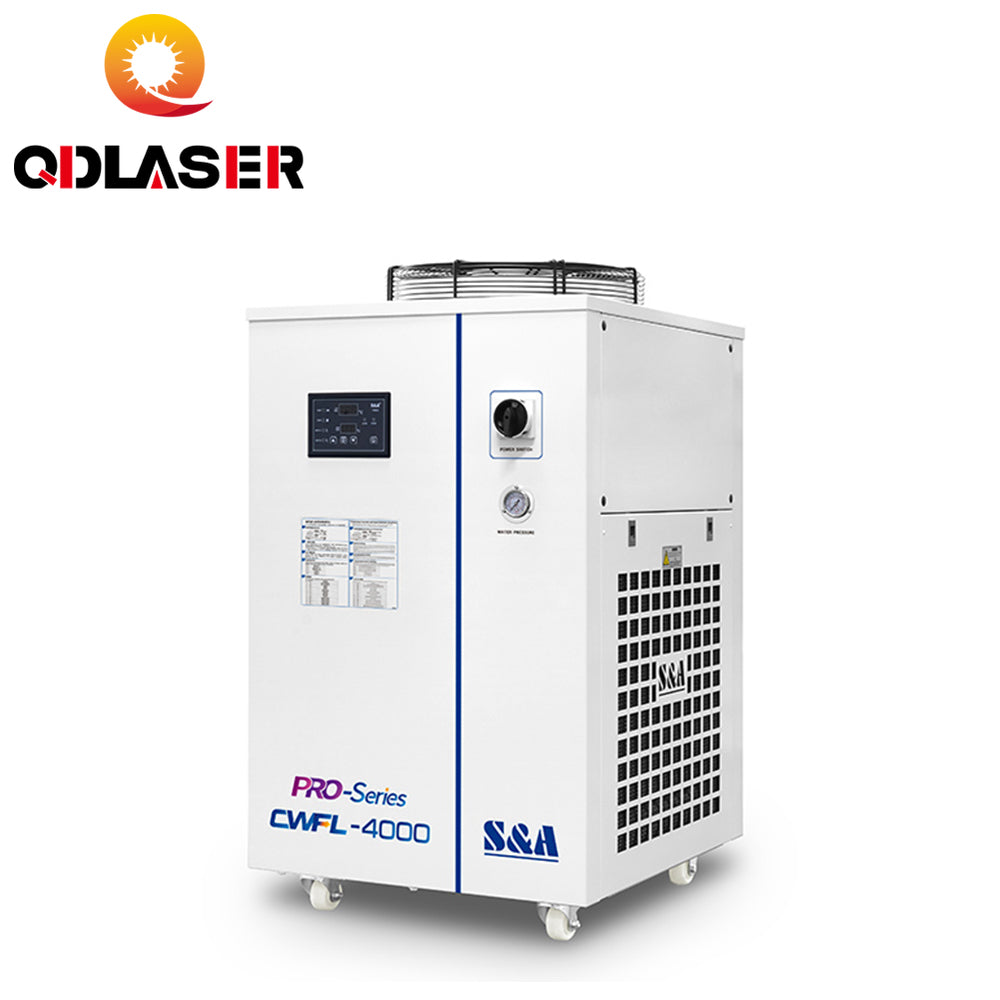 QDLASER CWFL-4000 S&A Fiber Laser Industrial Chiller 220V/380V 50/60Hz Cooling System for 4kW Fiber Laser Source