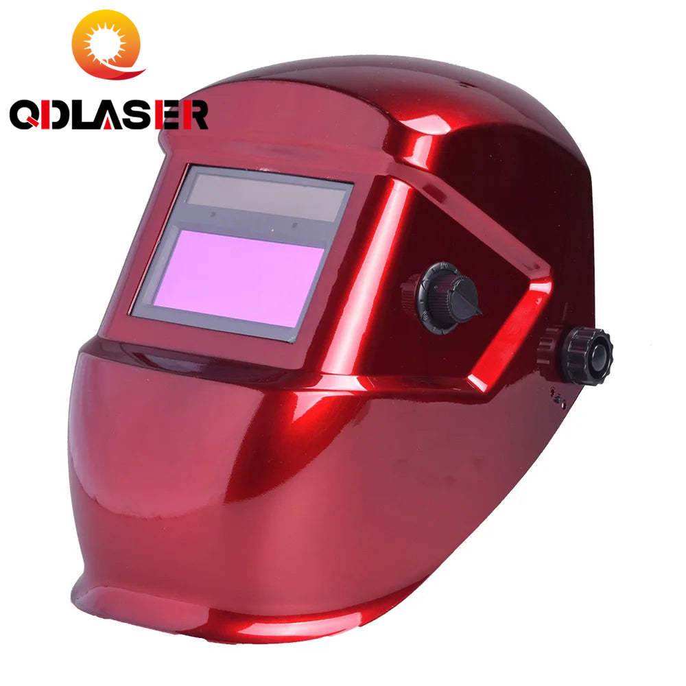 QDLASER Solar Welding Helmet Auto Darkening for MIG MMA TIG Welding Helmet Goggles Light Filter Welder's Soldering Work