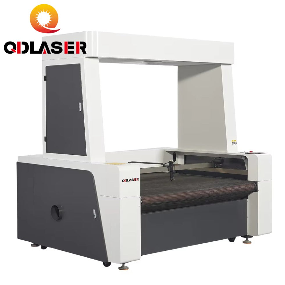80W 1610F-CCD CO2 Fabric Cutting Machine for Synthetic Leather, Artificial Leather, Cloth, and Fur - High Precision, Efficient C