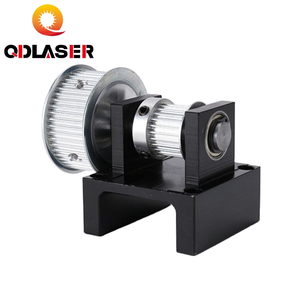 QDLASER X Axis Tensioner Reduction Box Dynamo Belt Pulley/generator Pulley for Co2 Laser Engraving and Cutting Machine