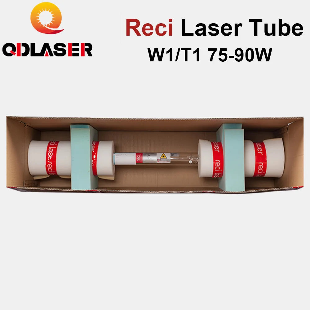 Reci W1 75W CO2 Laser Tube 75W-90W Length 1050mm Dia. 80mm for CO2 Laser Engraving Cutting Machine