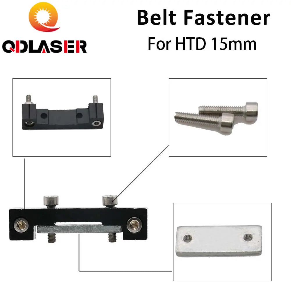 QDLASER Belt Fastener Metal Connect Plate Co2 Laser Mechanical Components