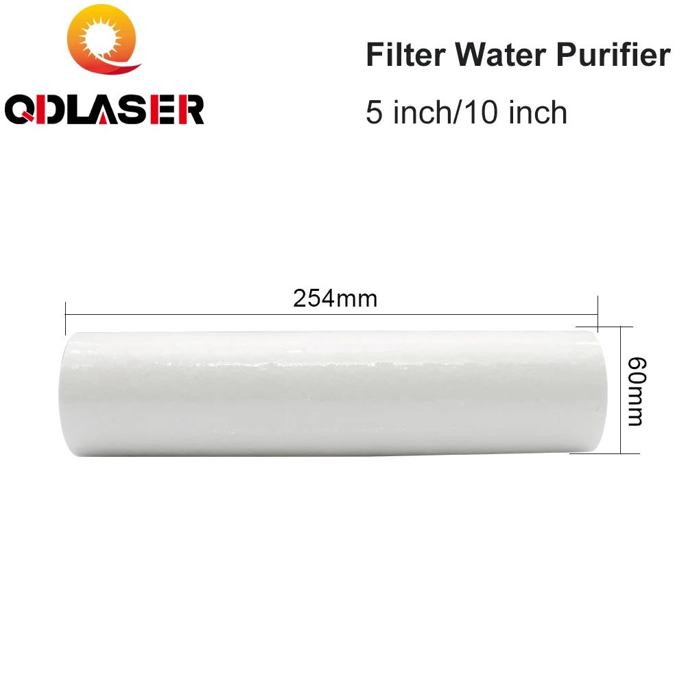 QDLASER Filter Water Purifier 5/10inch For Industrial Fiber Laser Chiller