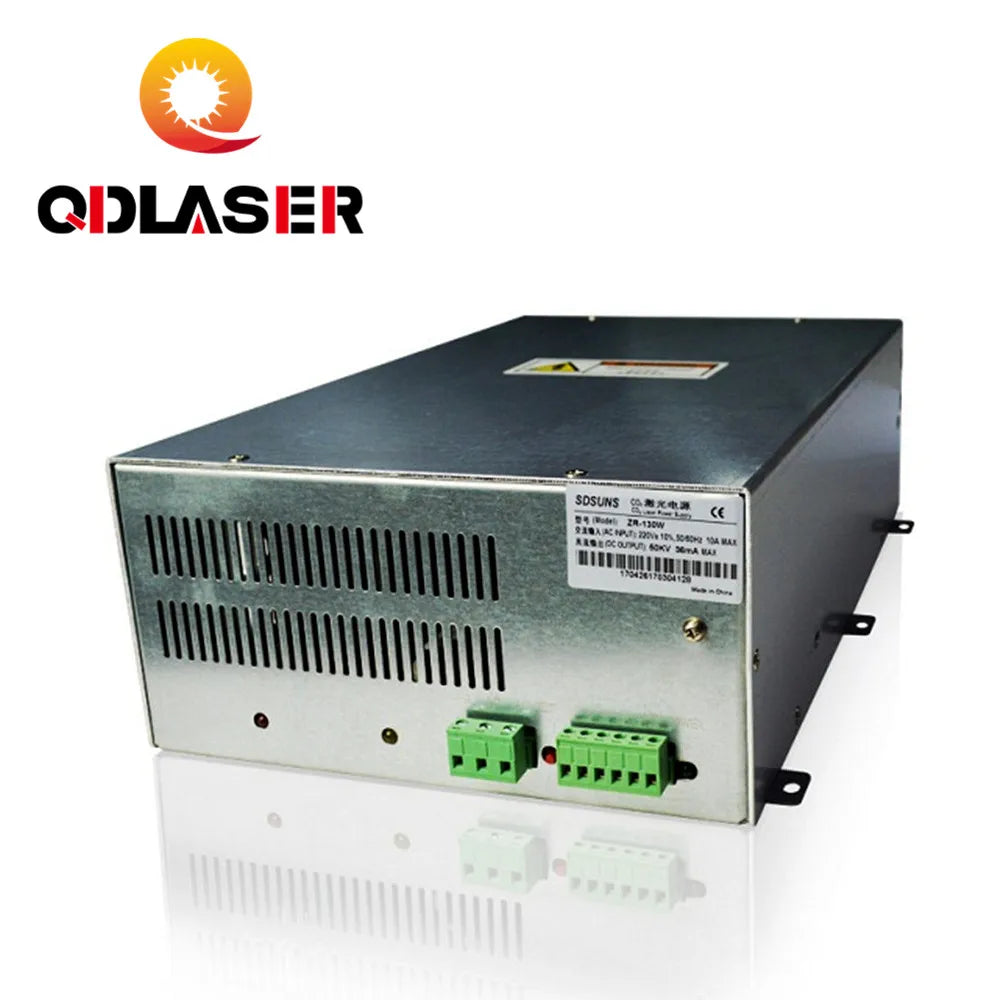QDLASER ZR-130W 130w Laser Power Supply for 100W - 150W Co2 Glass Laser Tube Engraving and Cutting Machine