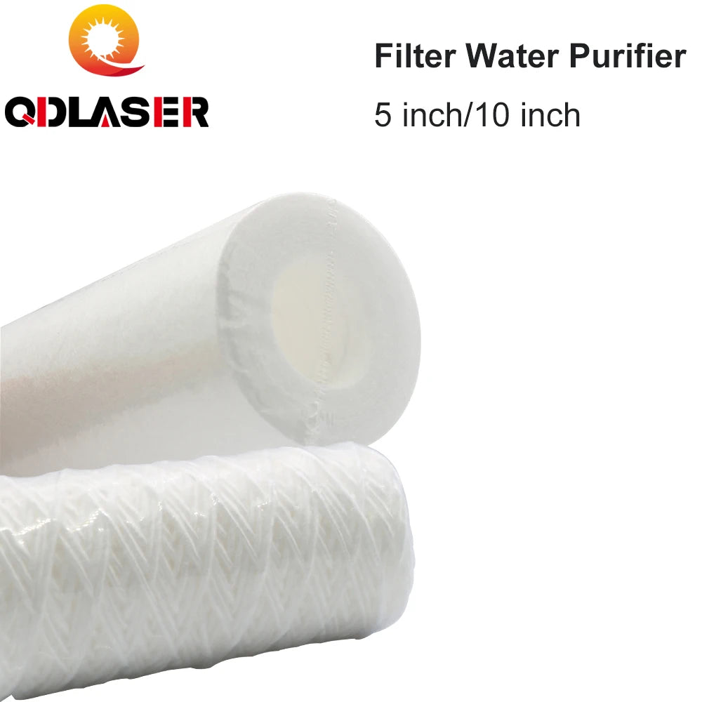 QDLASER Filter Water Purifier 5/10inch For Industrial Fiber Laser Chiller