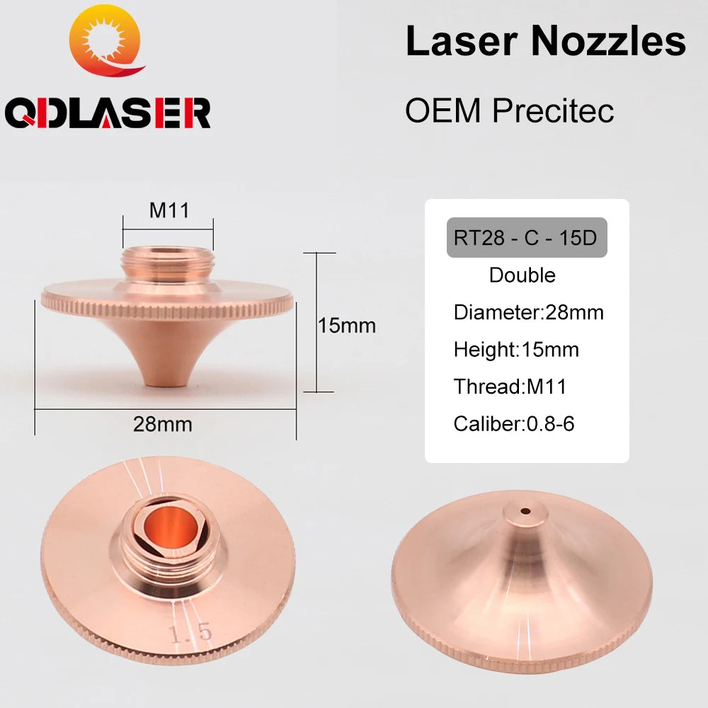 QDLASER OEM Precitec Laser Cutting Nozzle