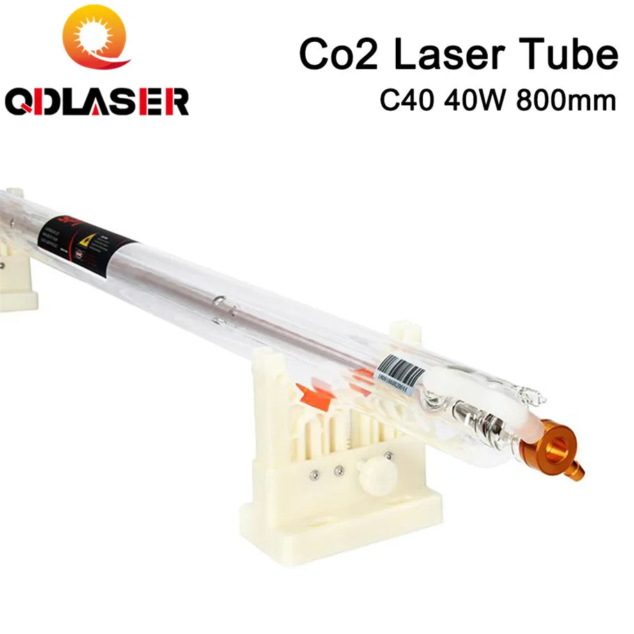 SPT C Series Co2 Laser Tube C40 40w Length 800mm Dia. 80mm for CO2 Laser Engraving and Cutting Machine