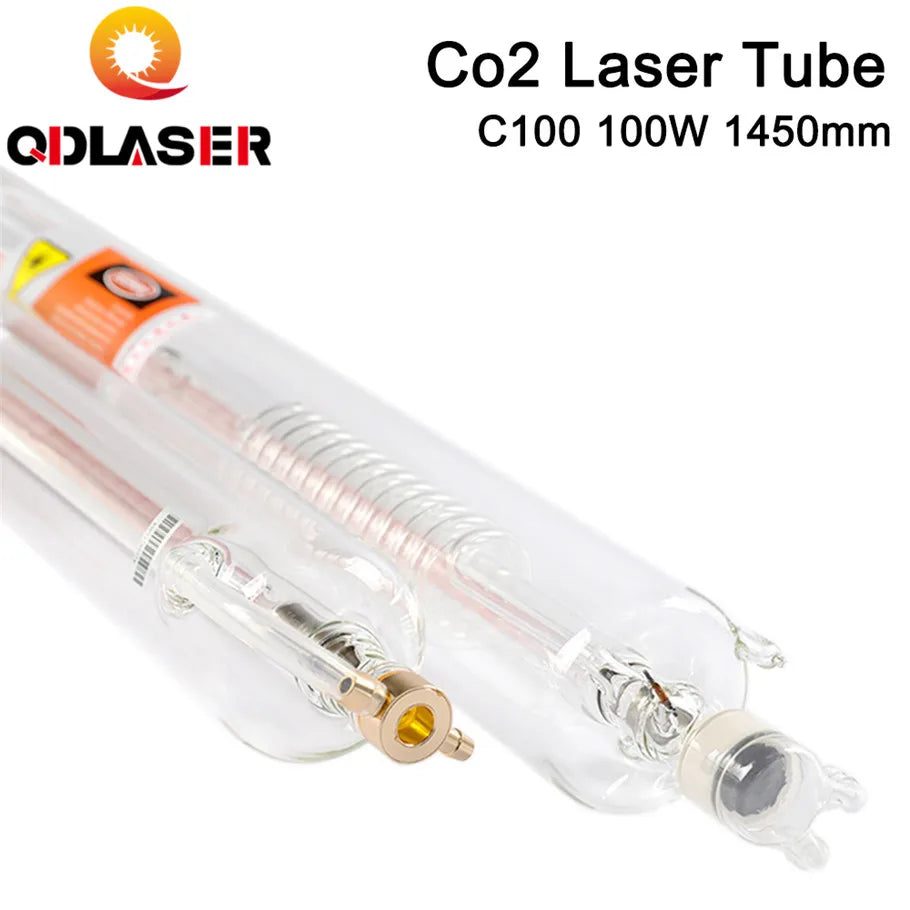 SPT C100 Co2 Laser Tube 100w 100W-130W Length 1450mm Dia.80mm for Co2 Laser Engraving and Cutting Machine