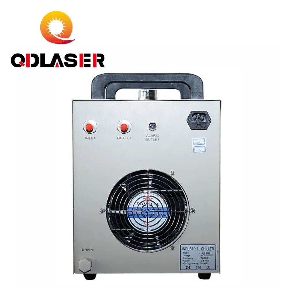 QDLASER CW-3000AK Industrial Water Chiller Cooling Four 1.5KW CNC Spindles and Welding Equipment