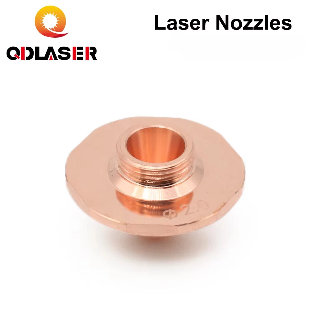 QDLASER Laser fiber optic cutting nozzle Caliber 0.8mm-1.7mm Single Layer Dia.24 for Fiber Laser Cutting Head