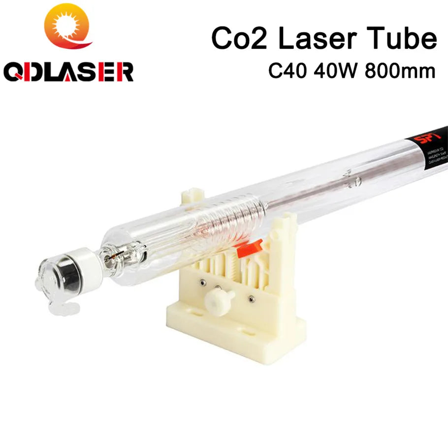 SPT C Series Co2 Laser Tube C40 40w Length 800mm Dia. 80mm for CO2 Laser Engraving and Cutting Machine