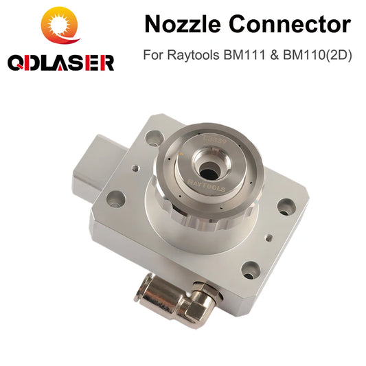 QDLASER Nozzle Connector of Raytools Laser Head BM111 for Fiber Laser 1064nm Cutting Machine