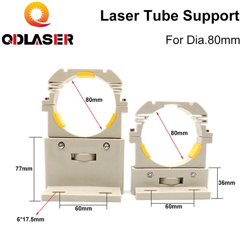 QDLASER CO2 Laser Tube Support Holder for RECI Laser Tube High and Low