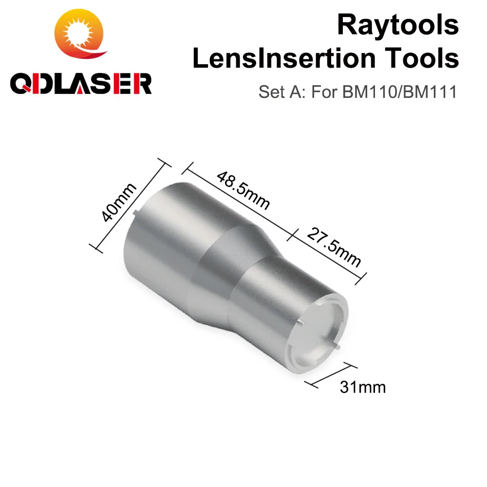 QDLASER Lens Insertion Tool for Raytools Focusing Collimating Lens on BT210S BT240S BM 109 BM111 BM114 Fiber Laser Cutting Head