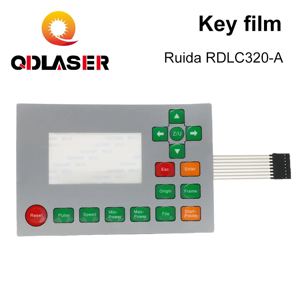QDLASER Co2 Ruida Membrane Switch for Key Film Keyboard