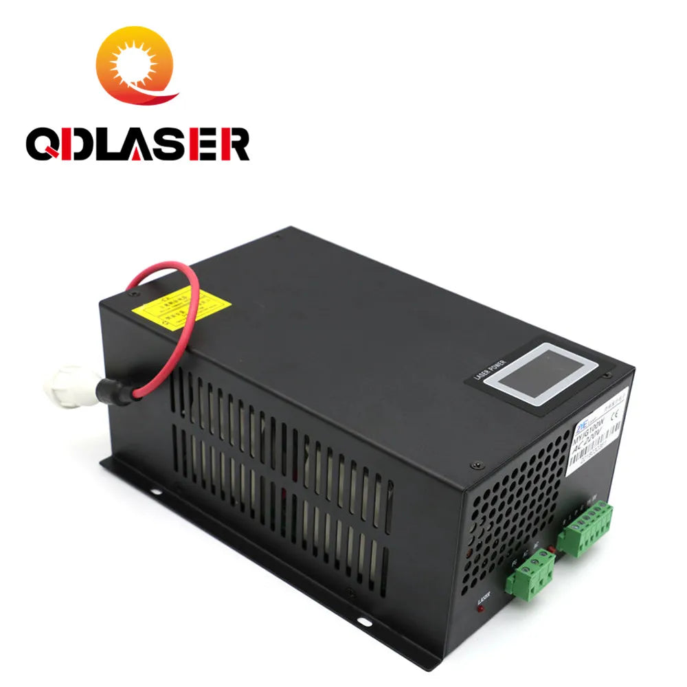 QDLASER MYJG-100W CO2 Laser Power Supply 100W LED Monitor for Co2 Laser Engraving and Cutting Machine