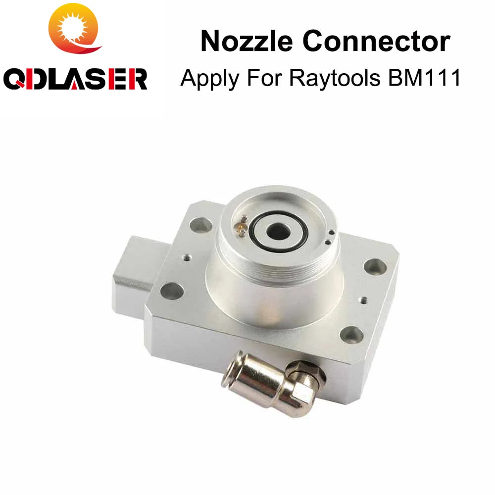 QDLASER Nozzle Connector with Original Nozzle and Ceramic For Raytools Laser Head BM111 For 1064nm Fiber Laser Cutting Machine