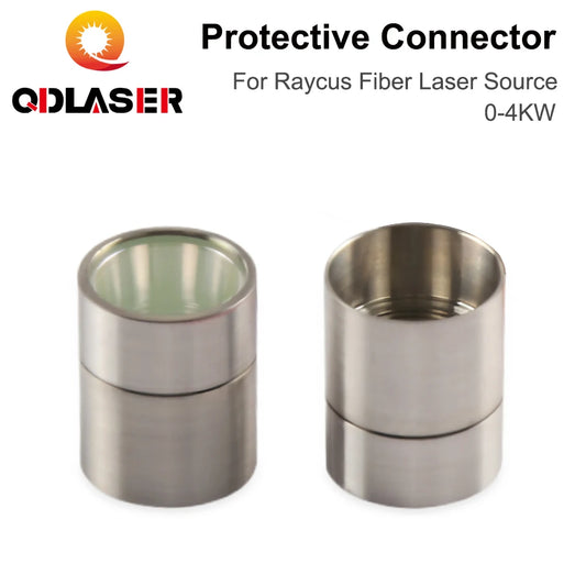 QDLASER Protective Connector 0-4KW Output Connector Protective Lens Group QBH  for Raycus Fiber Laser Source Fiber Laser Cutting