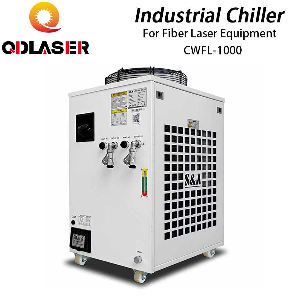 QDLASER Water Industrial Chiller CWFL-1000 For Fiber Laser Engraving and Cutting Machine