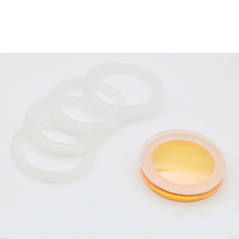 QDLASER Silicone Washer Dia.18/19.05/20/25mm for CO2 Laser Focusing Lens Mirrors the Silicone Ring 5 Pcs