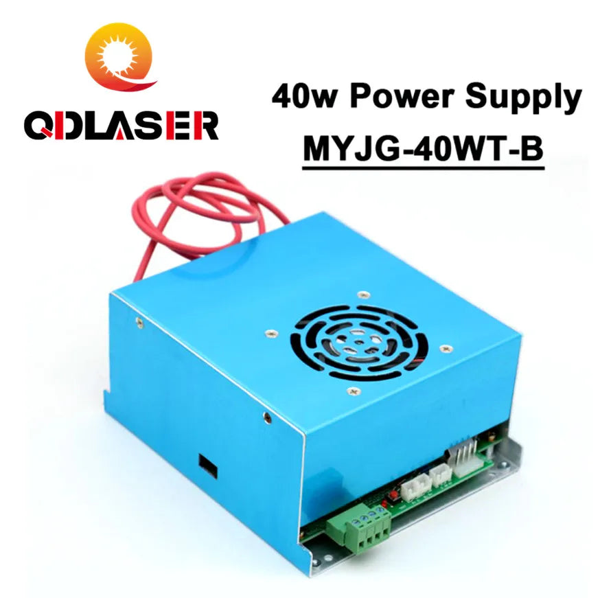 QDLASER MYJG 40WT-A CO2 Laser Power Supply 40W For Co2 Laser Engraving and Cutting Machine