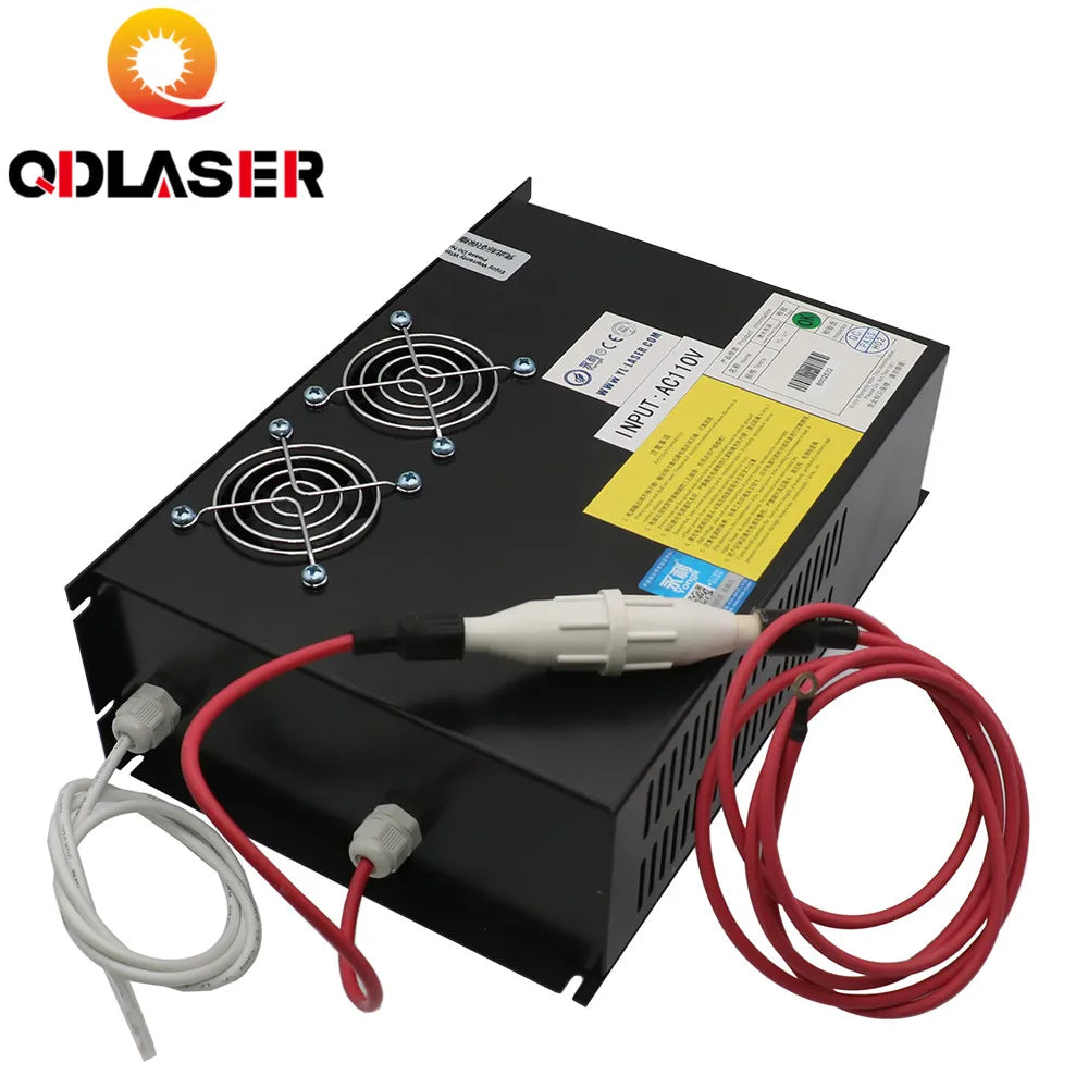 QDLASER Yongli U I CO2 Laser Power Supply 80-100W For Co2 Laser Engraving and Cutting Machine