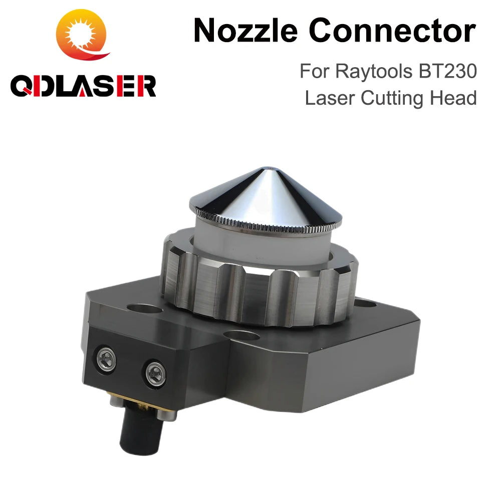 QDLASER BT230 Laser Head Nozzle Connector Nozzle Holder Connector for Raytools BT230-A Fiber Laser Cutting Head
