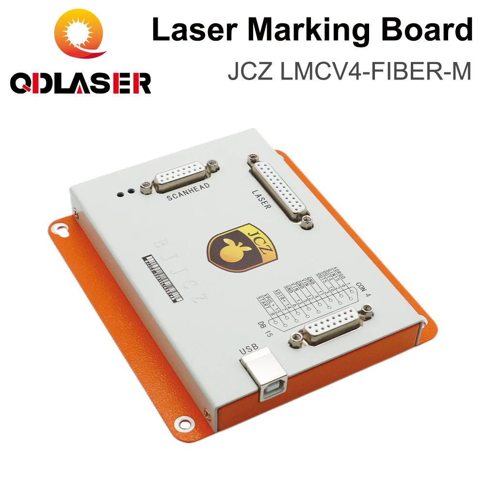 QDLASER BJJCZ LMCV4-FIBER-M Laser Marking Machine Controller Input Power DC5V 3A for 1064nm Fiber Marking Machine IPG Raycus MAX