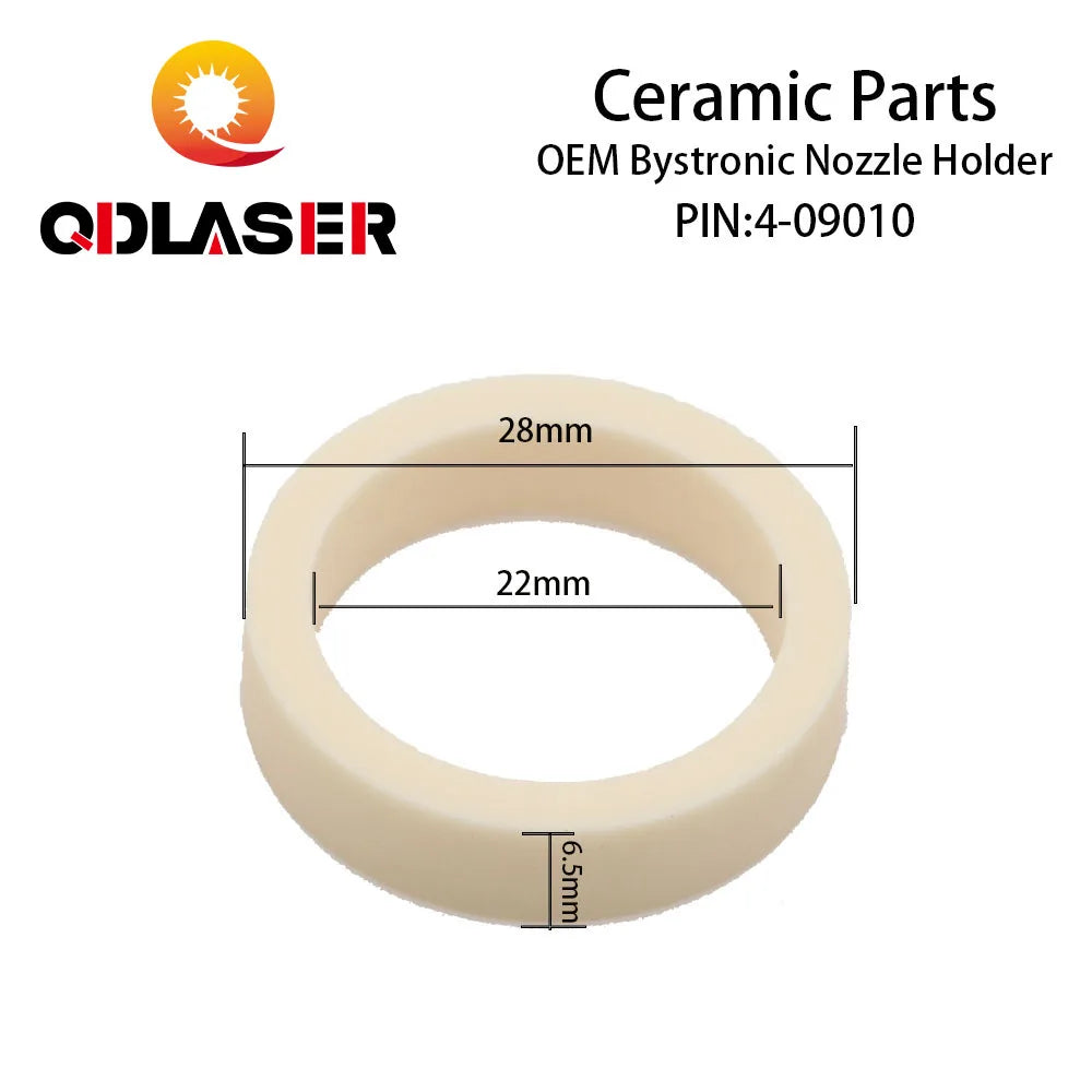 QDLASER Laser Ceramic Nozzle Holder Model 1959 D26 H10.9/9010 D28 H6.5/10032838 D26 H11.5/10064099 M15-M10