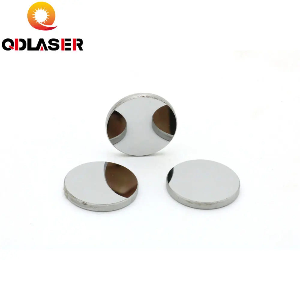QDLASER Co2 Laser Reflect Mirror Dia. 15 19.05 20 25 30 38.1mm Mo Laser Mirror for Co2 Laser Engraving and Cutting Machine