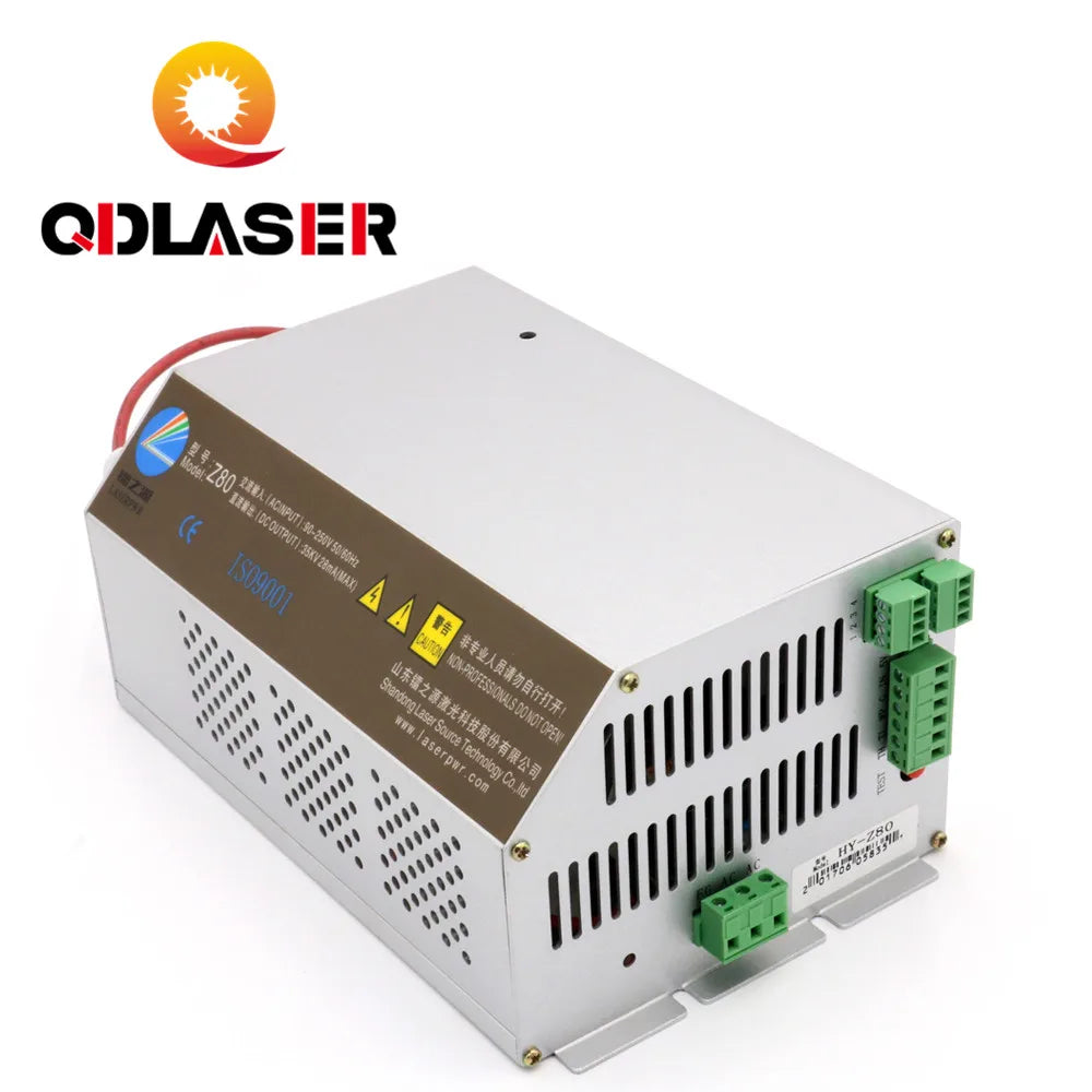 QDLASER CO2 Laser Power Supply For Laser Engraving Machine HY-Z series Z80 Include LCD/Monitor