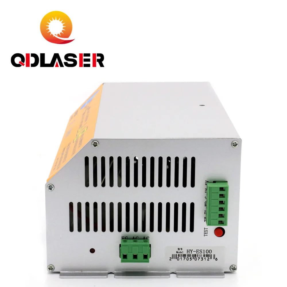 QDLASER 100-120W HY-Es100 Es Series CO2 Laser Power Supply for CO2 Laser Engraving Cutting Machine