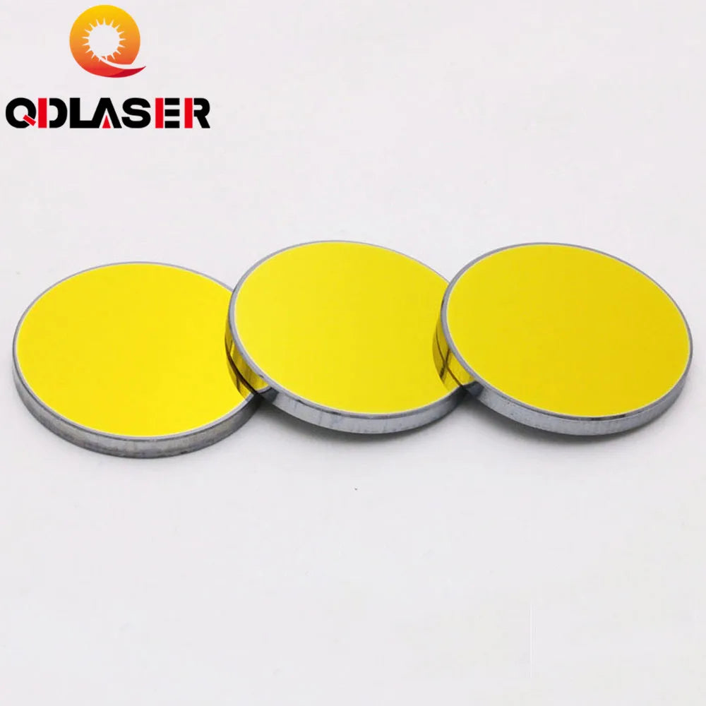 QDLASER D19.05 /20 / 25/ 30/ 38.1mm Co2 Si Laser Mirror Laser Lens for Laser Engraving Cutting Machine