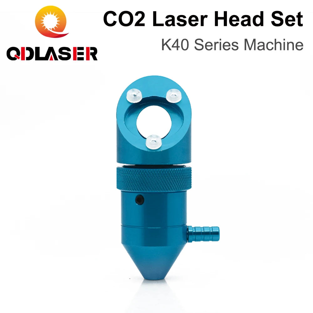 QDLASER CO2 Laser Head for K40 Series Laser Engraving Cutiing Machine Lens Dia 15/18mm Focal Length 50.8mm Mirror 20mm
