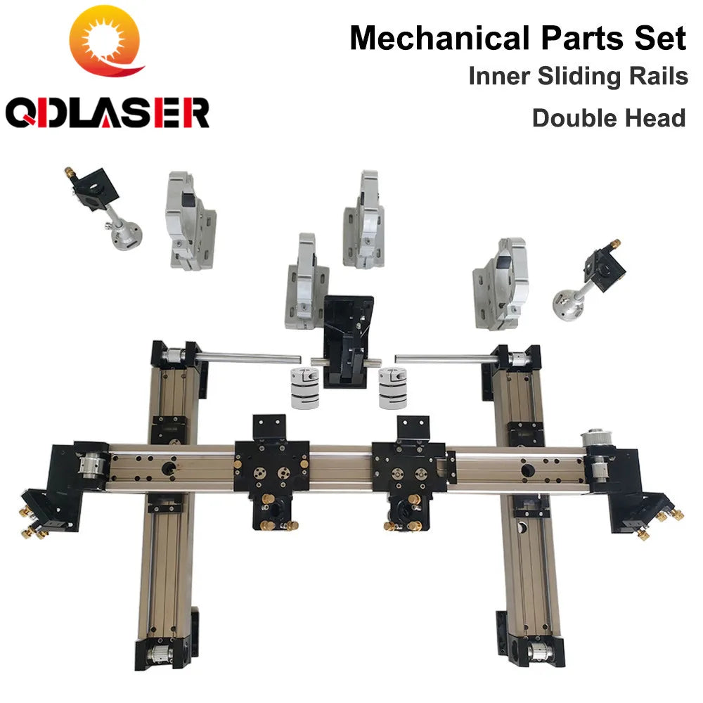 QDLASER CO2 Laser Equipment Parts Inner Sliding Rail for DIY Machine Parts 4060 / 9060 / 1390 / 1610 Laser Cutting Machine