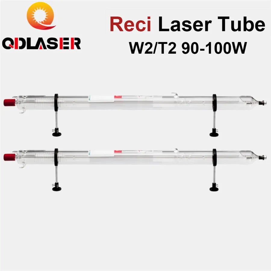Reci Laser Tube 100w W2 90W-100W Length 1050mm Dia. 80mm for CO2 Laser Engraving and Cutting Machine