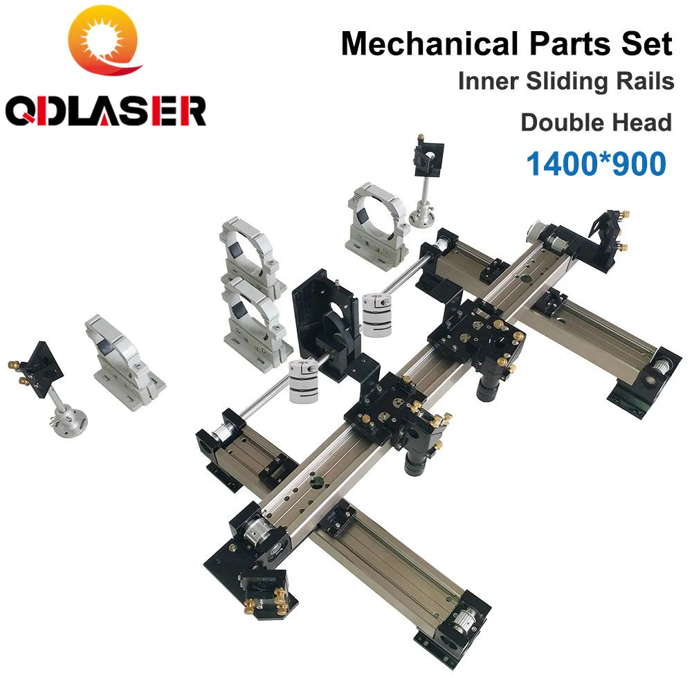 Inner Sliding Rail Set 6040/9060/1390 Single/Double Heads for CO2 DIY Cutting Machine KITS