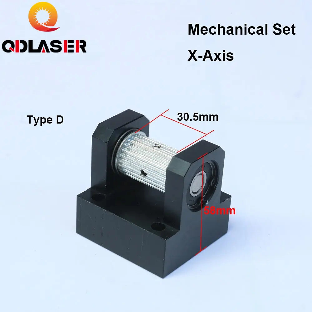 QDLASER Gear Base Set Machine Mechanical Parts Guide Rail Set for Co2 Laser Engraving Cutting Machine